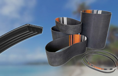 Polyurethane/ Rubber Rib Belt